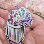 "Fruity" Blender ~ Glitter Acrylic Keychain Charm