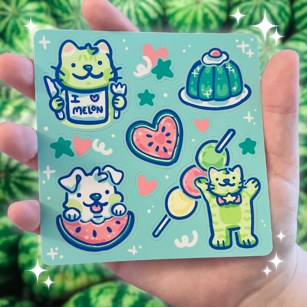 Melon Party ~ Sticker Sheet
