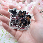 Goth Queen Tortie ~ Sticker