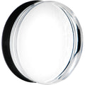 44mm Clear Black Acrylic Mirror Split Saddle Plug