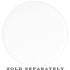 2 Clear White Acrylic Mirror Split Saddle Plug