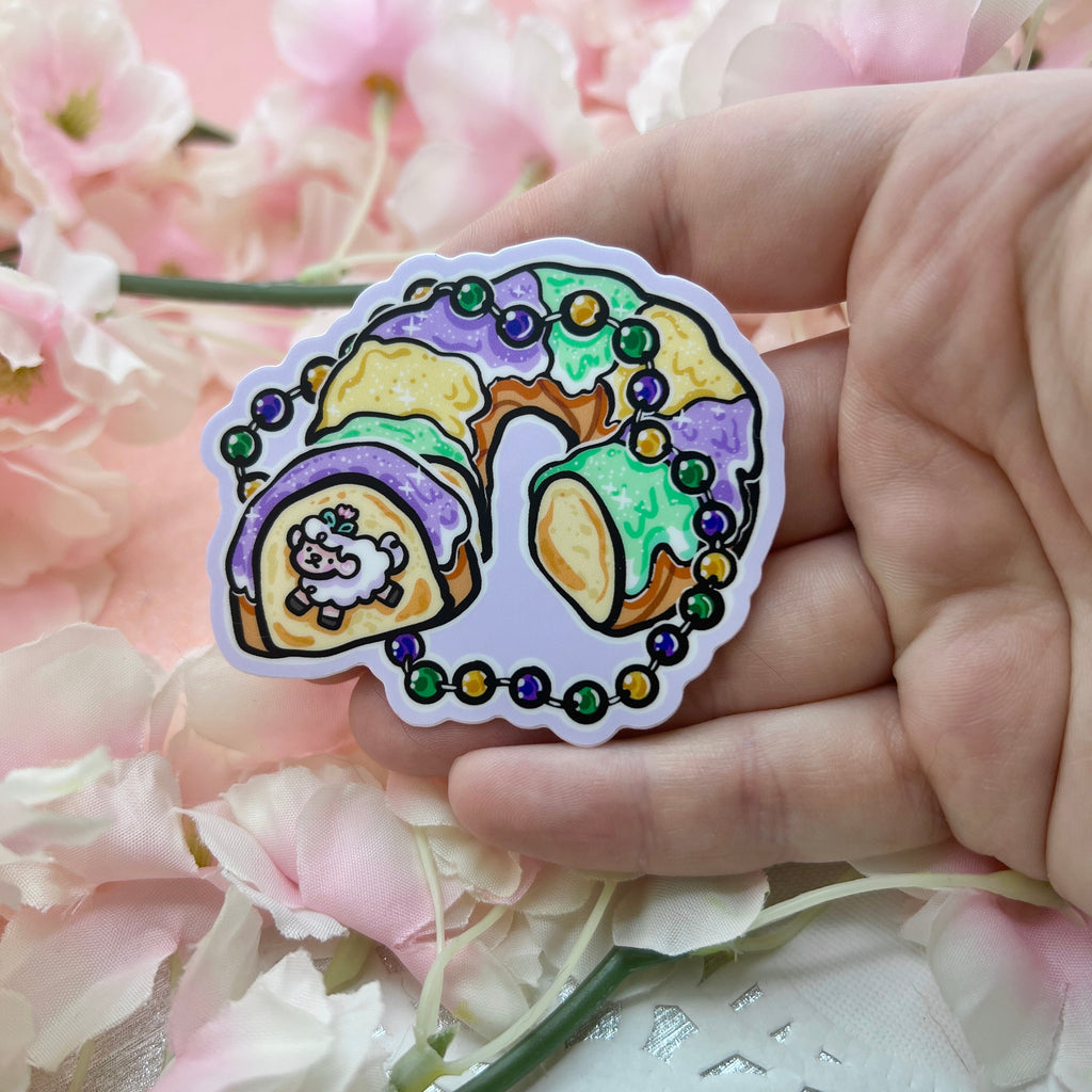 King's Cake Sprout ~ Sticker