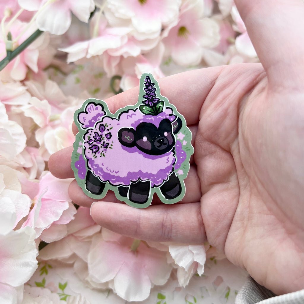 Heather Sheep ~ Sticker