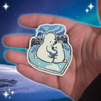 Polar Bear Hug ~ Sticker