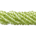 3mm Peridot Beads Faceted Round Beads 16 inch