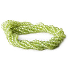 3mm Peridot Beads Faceted Round Beads 16 inch