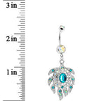 Aurora Gem Sea Flower Belly Ring