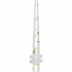 8G Clear Acrylic Glitter Cherry Confetti Taper