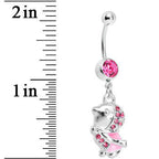 Pink Gem Bundle Up Winter Belly Ring