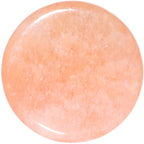 00G Peach Jade Semi Precious Stone Saddle Plug Set