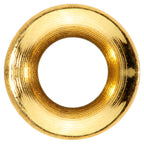 4G Gold Tone Plated Double Flare Tunnel Plug Set