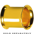 10G Gold Plated Double Flare Tunnel
