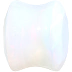 5/8 Opalite Semi Precious Stone Faceted Double Flare Plug
