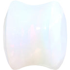 9/16 Opalite Semi Precious Stone Faceted Double Flare Plug Set