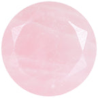 1/2 Rose Quartz Natural Stone Faceted Saddle Plug Set