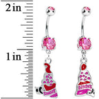 Sweet Bitches Cupcake Best Friends Belly Ring Set