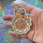 Cinnamon Roll Badger-Gryff ~ Sticker