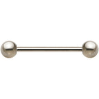 14G Grade 23 Solid Titanium Barbell 3/4 5mm