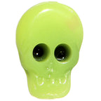 4G Acrylic Neon Yellow Skull Saddle Plug