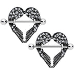 Crystalline Gem Angel Wings Nipple Shield Set