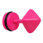 Pink Neon Enamel Pyramid Cheater Plug