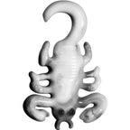 4G Black White Acrylic Scorpion Hanger Plug