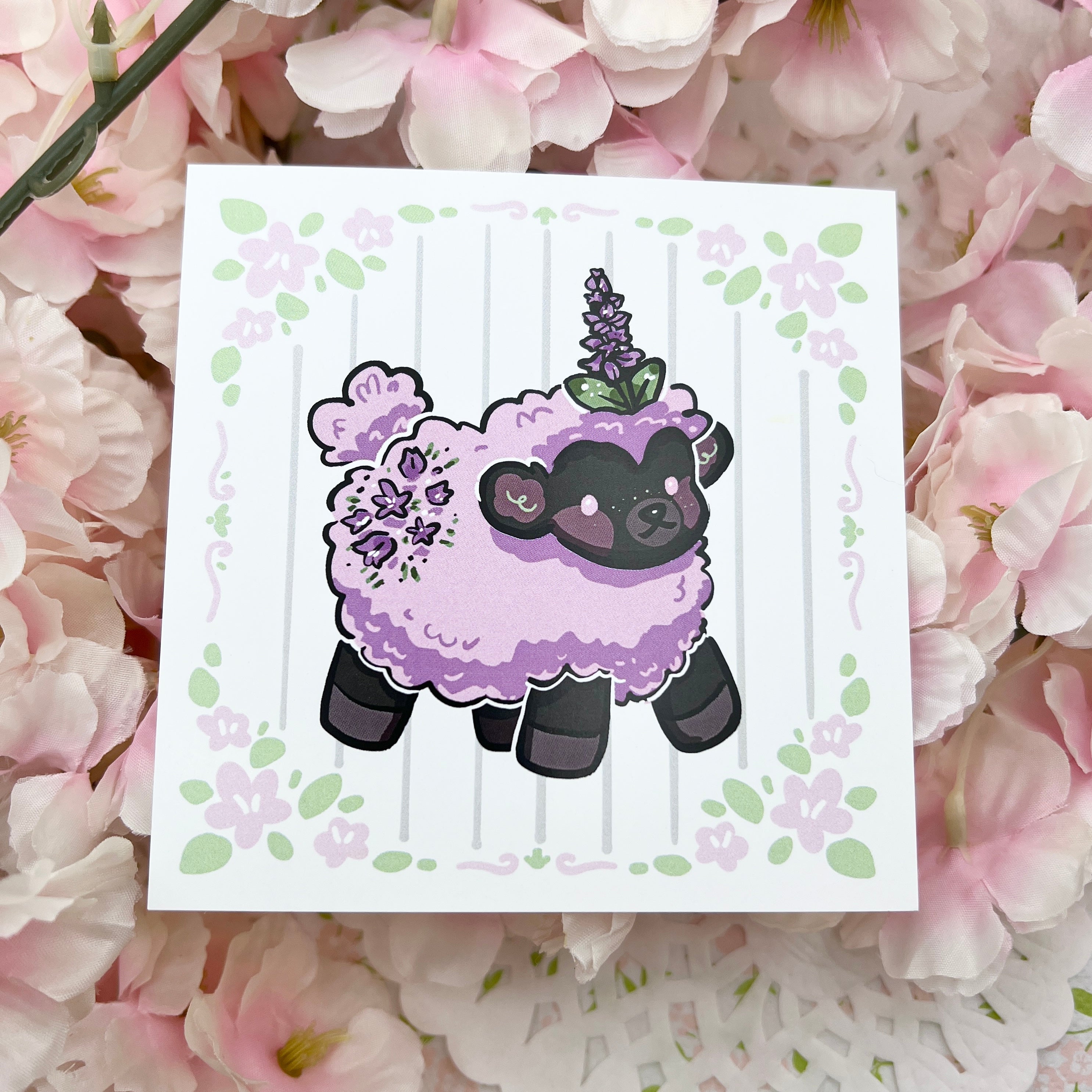 Heather Sheep ~ Print