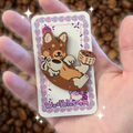 Coffee the Tiramisu Puppy ~ Soft Enamel Pin