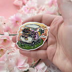 Golfing Dill the Dad Sheep ~ Sticker