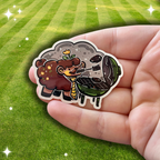 Grilling Dill the Dad Sheep ~ Sticker