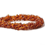 4mm - 6mm Amber Resin Nugget Beads, 16 inch