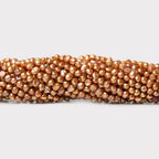 4mm Cinnamon Baroque Pearls 14 inch
