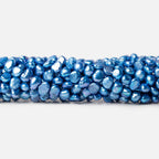 4-5mm Royal Blue Baroque Freshwater Pearls, 14 inch 85pcs