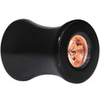Black Acrylic Pink Flashy Tire Rim Saddle Plug 2G to 20mm