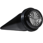 Black Acrylic Grey Flashy Tire Rim Taper 2G to 20mm