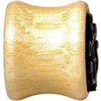 1/2 Organic Wood Nautical Anchor Double Flare Tunnel Plug