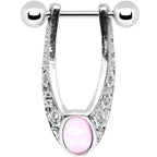 Pink Gem Bunches of Bubbles Dangle Helix Cartilage Earring
