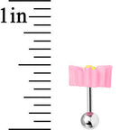 16G Baby Pink Desert Cactus Flower Cartilage Tragus Earring