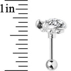 Clear Gem Lovely Ladybug Tragus Cartilage Earring