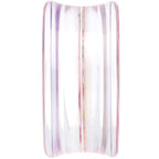 30mm Acrylic Pink Grandma's Wallpaper Flowered Saddle Plug