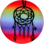 1/2 Rainbow Acrylic Groovy Dreamcatcher Single Flare Plug