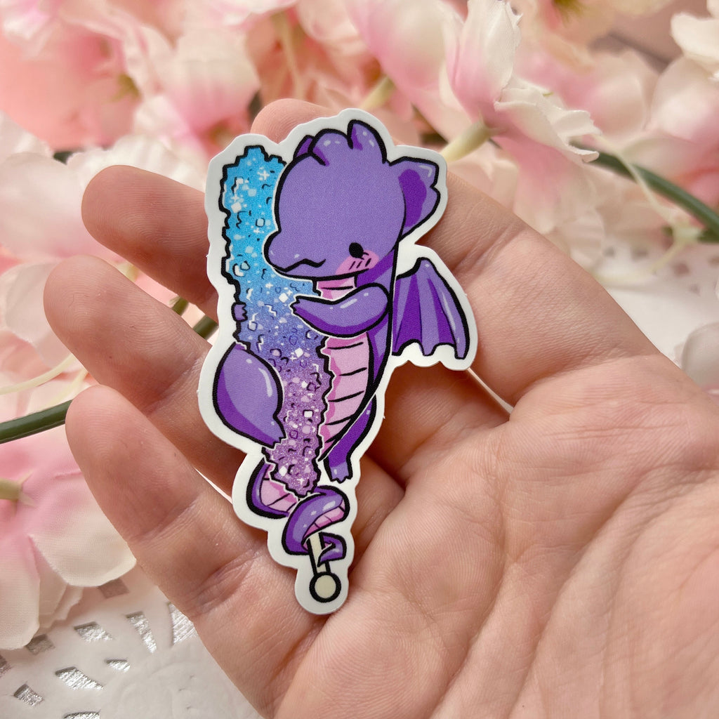 Rock Candy Dragon ~ Pixie Dust Glitter Sticker