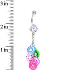 Dangling Donuts Dangle Belly Ring