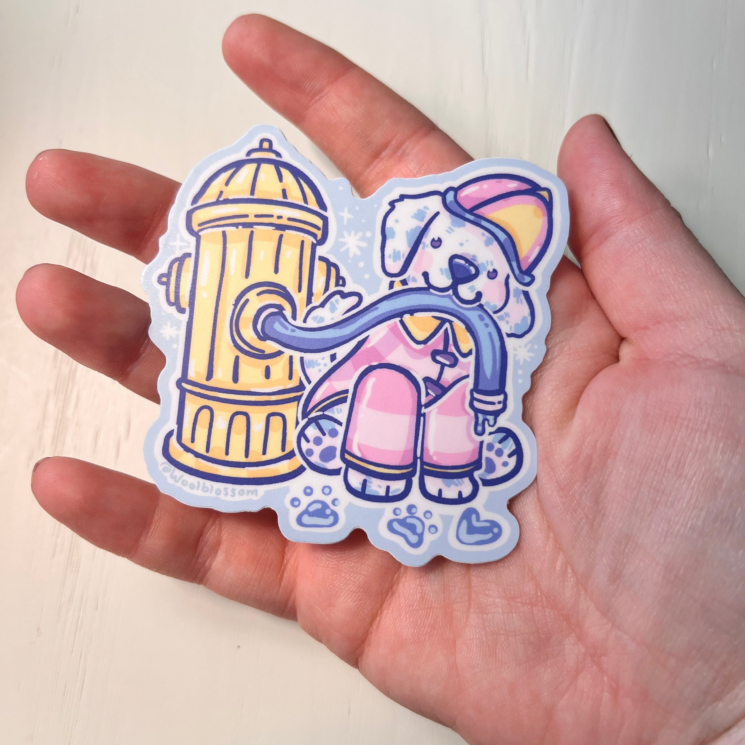 Firefighter Dalmatian ~ Sticker