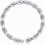 18G 5/16 Annealed Steel Seamless Braided Circular Ring