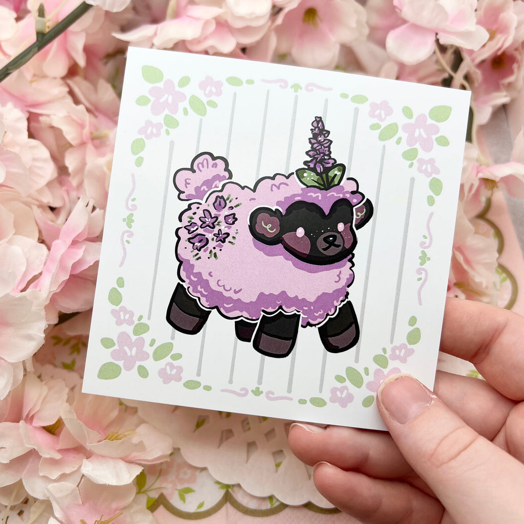 Heather Sheep ~ Print