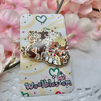 Christmas Puppy Mistletoe Kiss ~ Enamel Pin