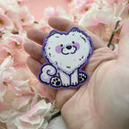 Silly Heart Haircut Dog ~ Sticker