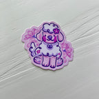 Cherry Blossom Puppy ~ Sticker