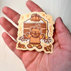 Fall Birthday Bear ~ Sticker